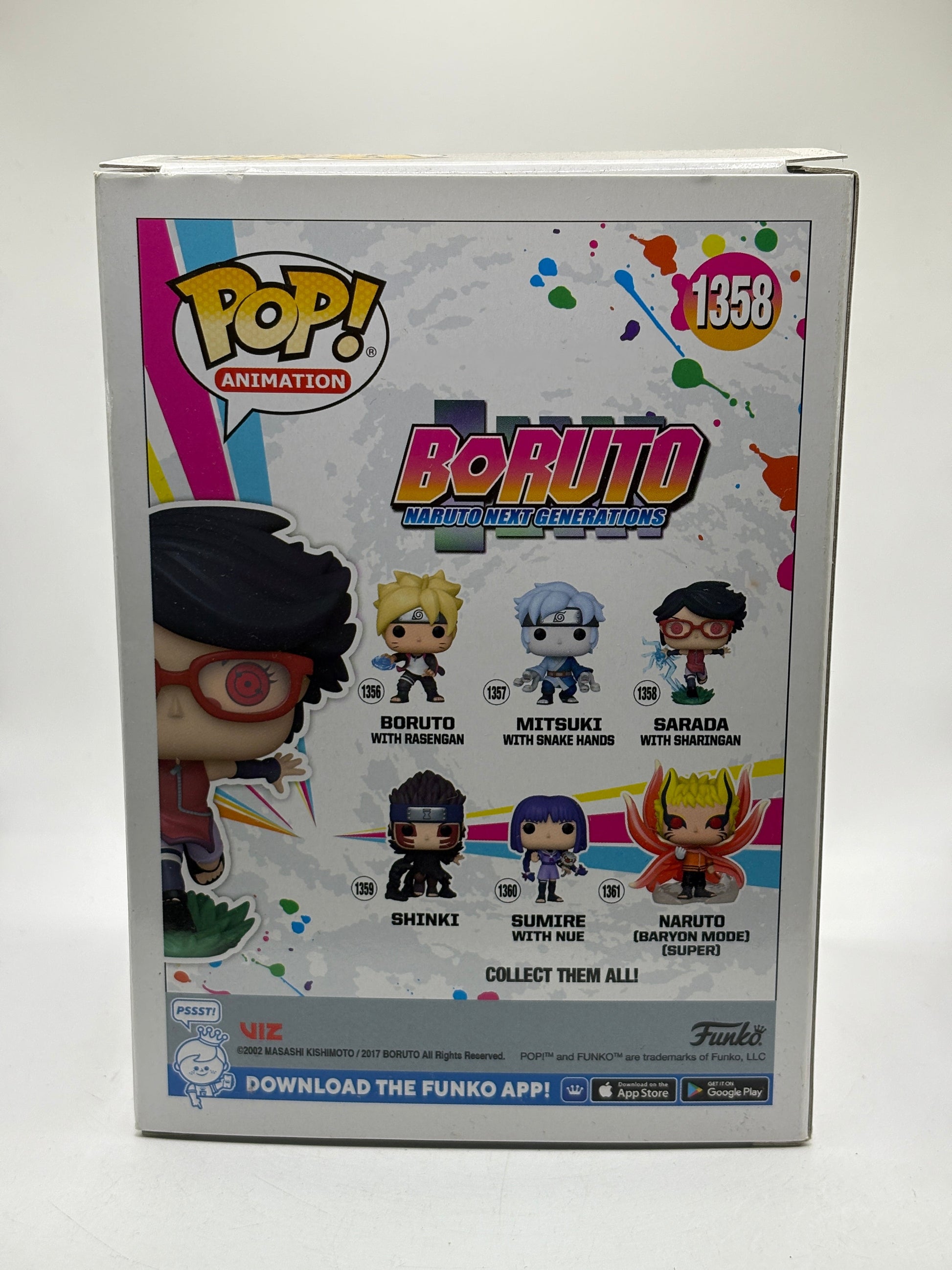 Funko POP! Animation Boruto #1358 Sarada with Sharingan FRENLY BRICKS - Open 7 Days