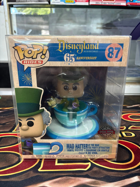 The Mad Hatter Funko 6"  POP DISNEY ALICE IN WONDERLAND #87 Rides Disneyland FRENLY BRICKS - Open 7 Days