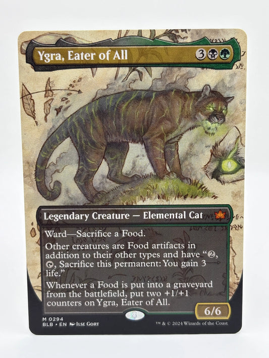 Magic The Gathering - Ygra, Eater Of  All Borderless M #0294 BLB Nm FRENLY BRICKS - Open 7 Days