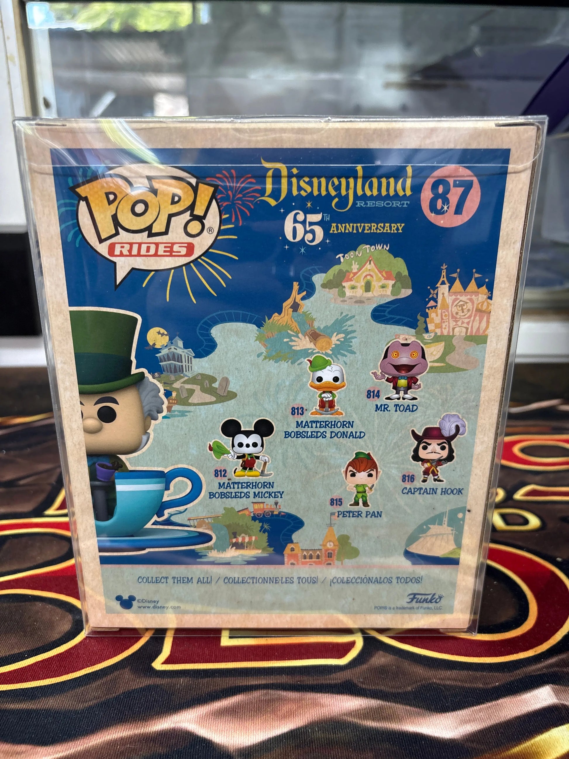 The Mad Hatter Funko 6"  POP DISNEY ALICE IN WONDERLAND #87 Rides Disneyland FRENLY BRICKS - Open 7 Days