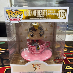 Funko Pop! Disney Queen of Hearts Mad Tea Party Attraction #1107 FRENLY BRICKS - Open 7 Days