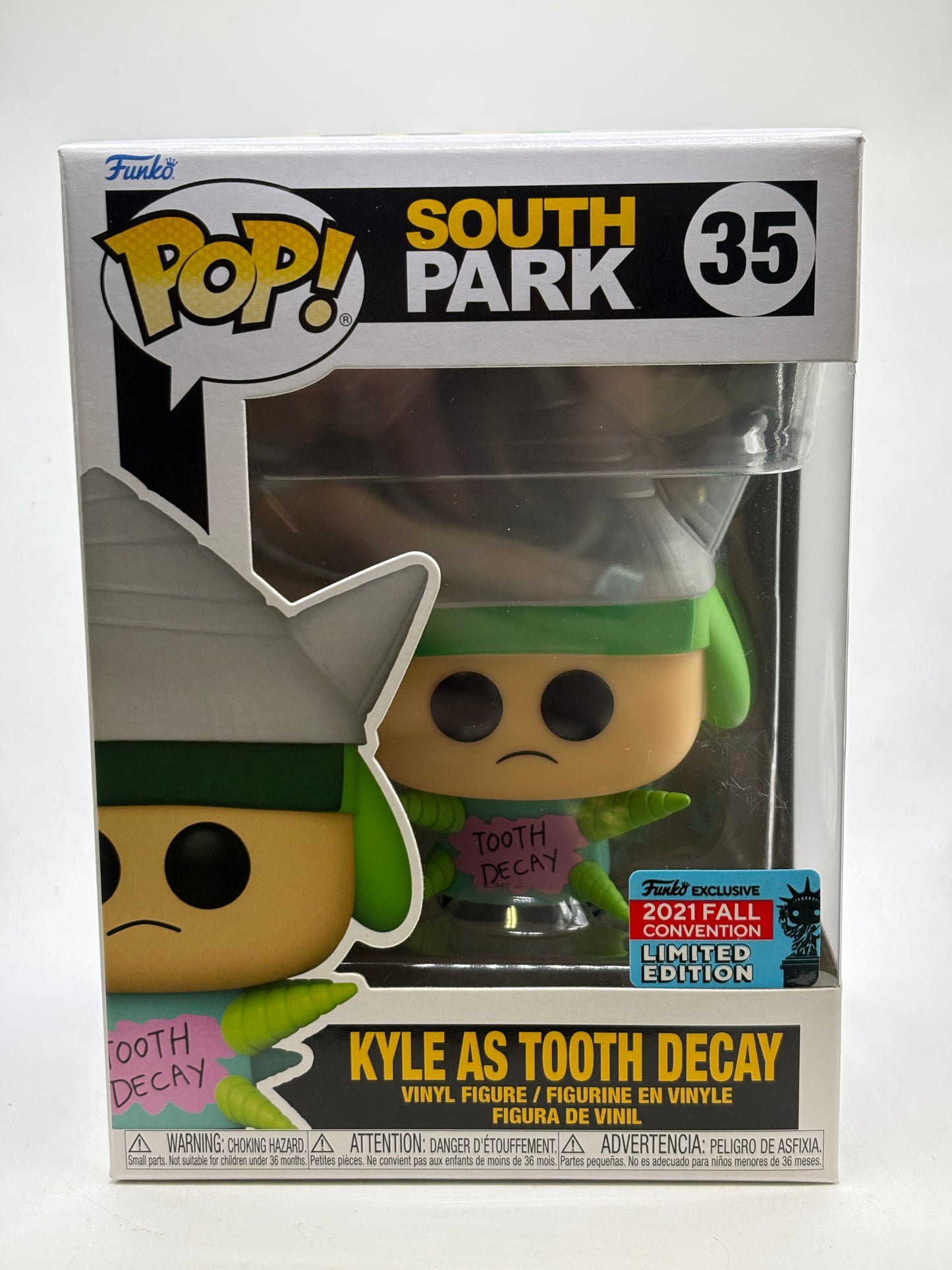 Funko POP! South Park #35 Kyle as Tooth Decay 2021 Fall Convention