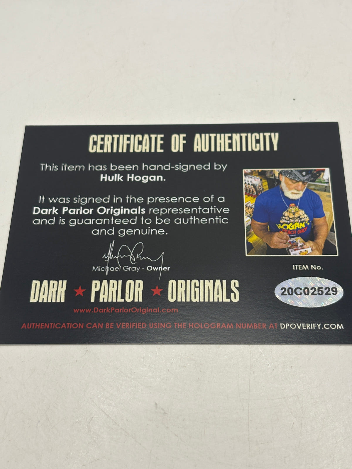 Funko POP! WWE Hulk Hogan Signed Autographed #71 with DPO COA FRENLY BRICKS - Open 7 Days image 8