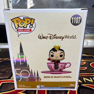 Funko Pop! Disney Queen of Hearts Mad Tea Party Attraction #1107 FRENLY BRICKS - Open 7 Days