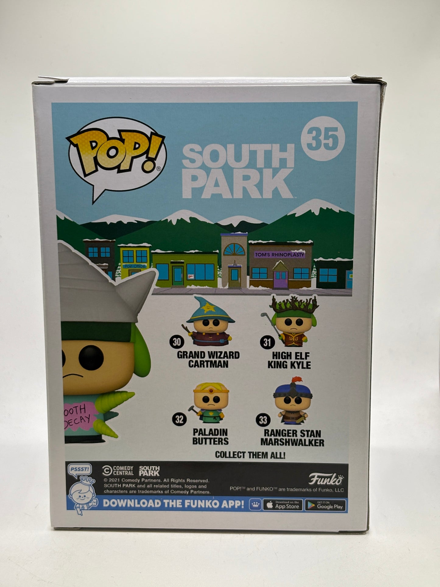 Funko POP! South Park #35 Kyle as Tooth Decay 2021 Fall Convention