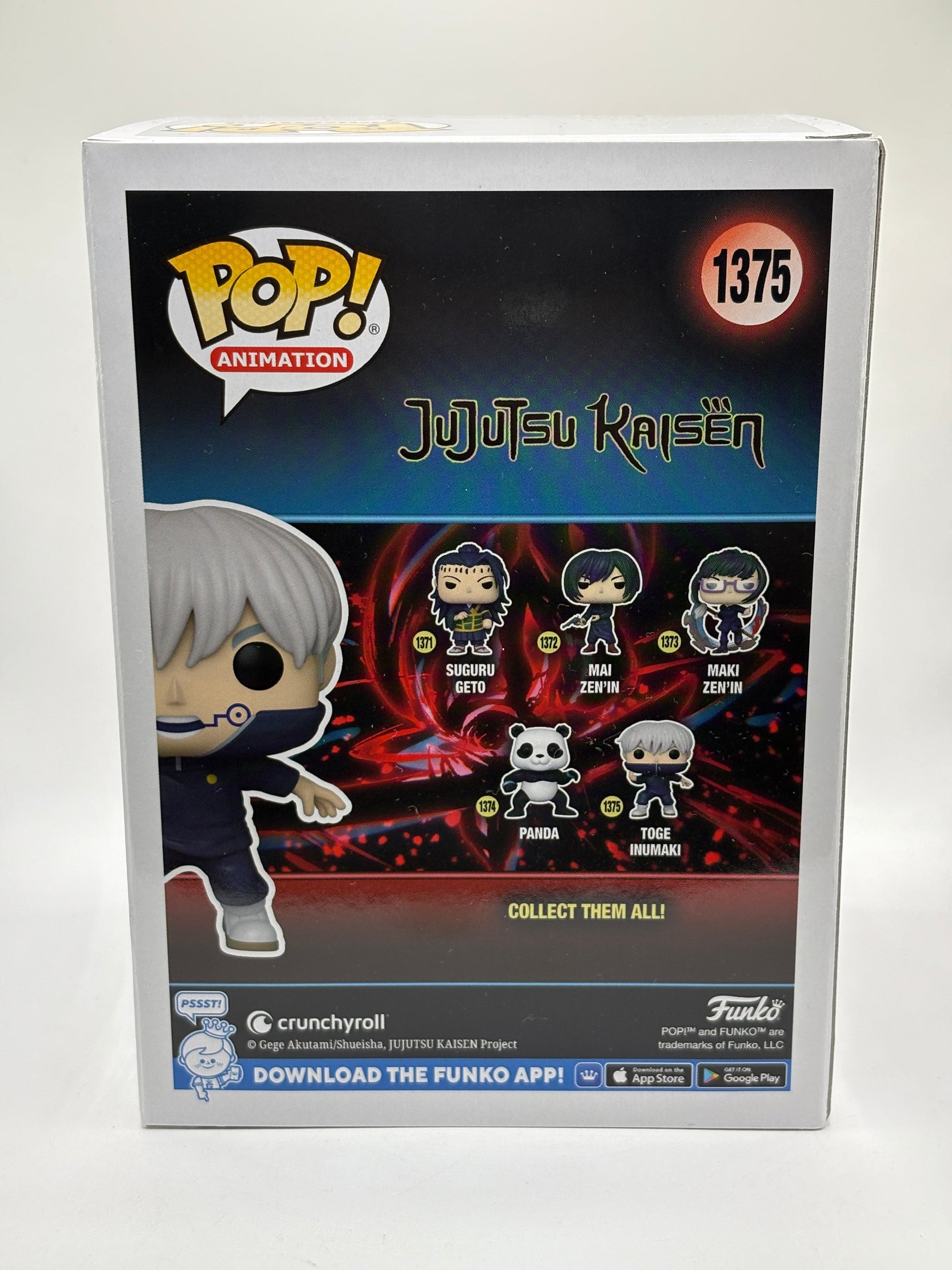 Funko POP! Animation JuJutsu Kaisen #1375 Toge Inumaki Limited Chase FRENLY BRICKS - Open 7 Days