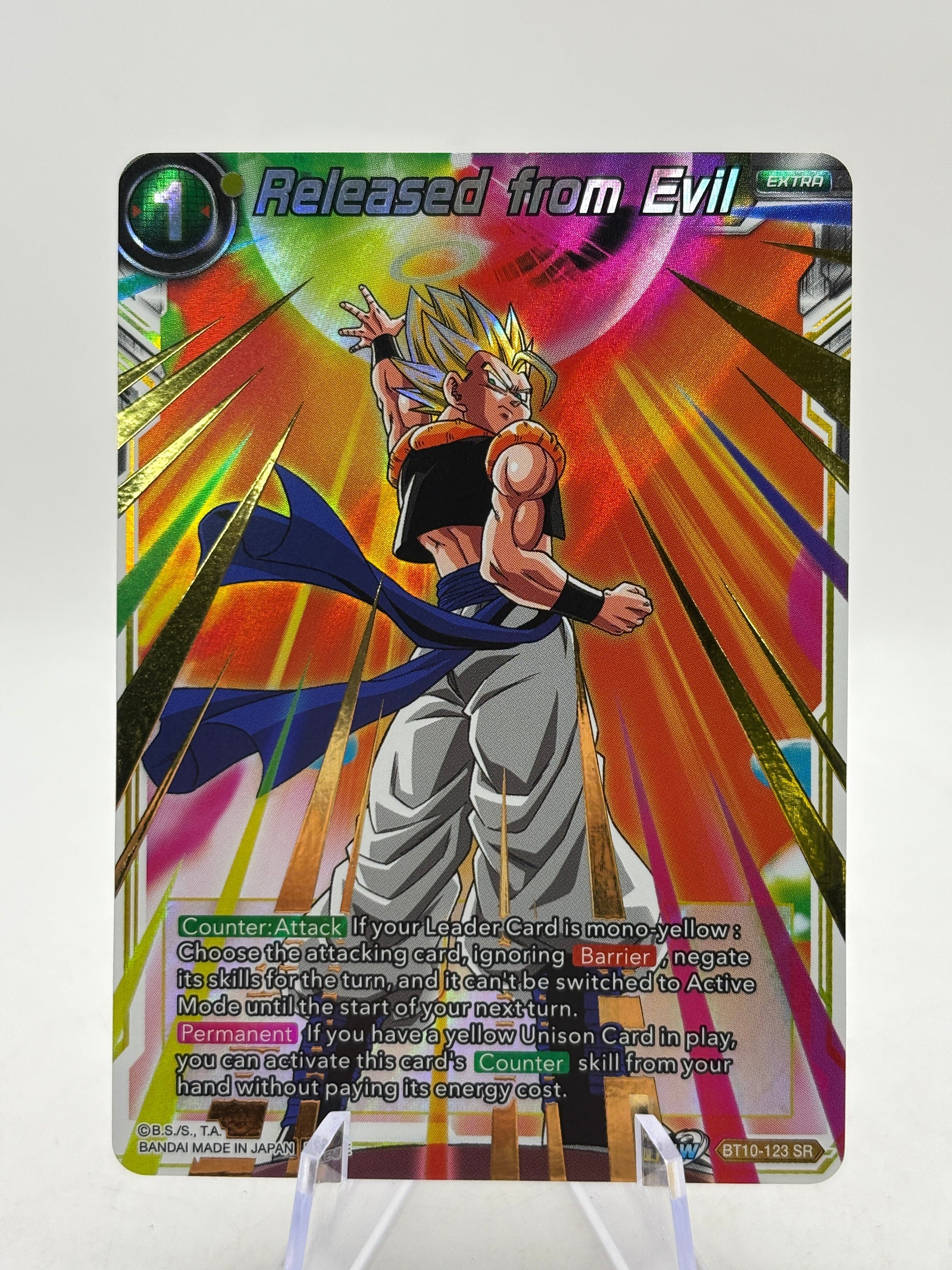 Dragon Ball Super Masters - Released from Evil BT10-123 SR (1) FRENLY BRICKS - Open 7 Days