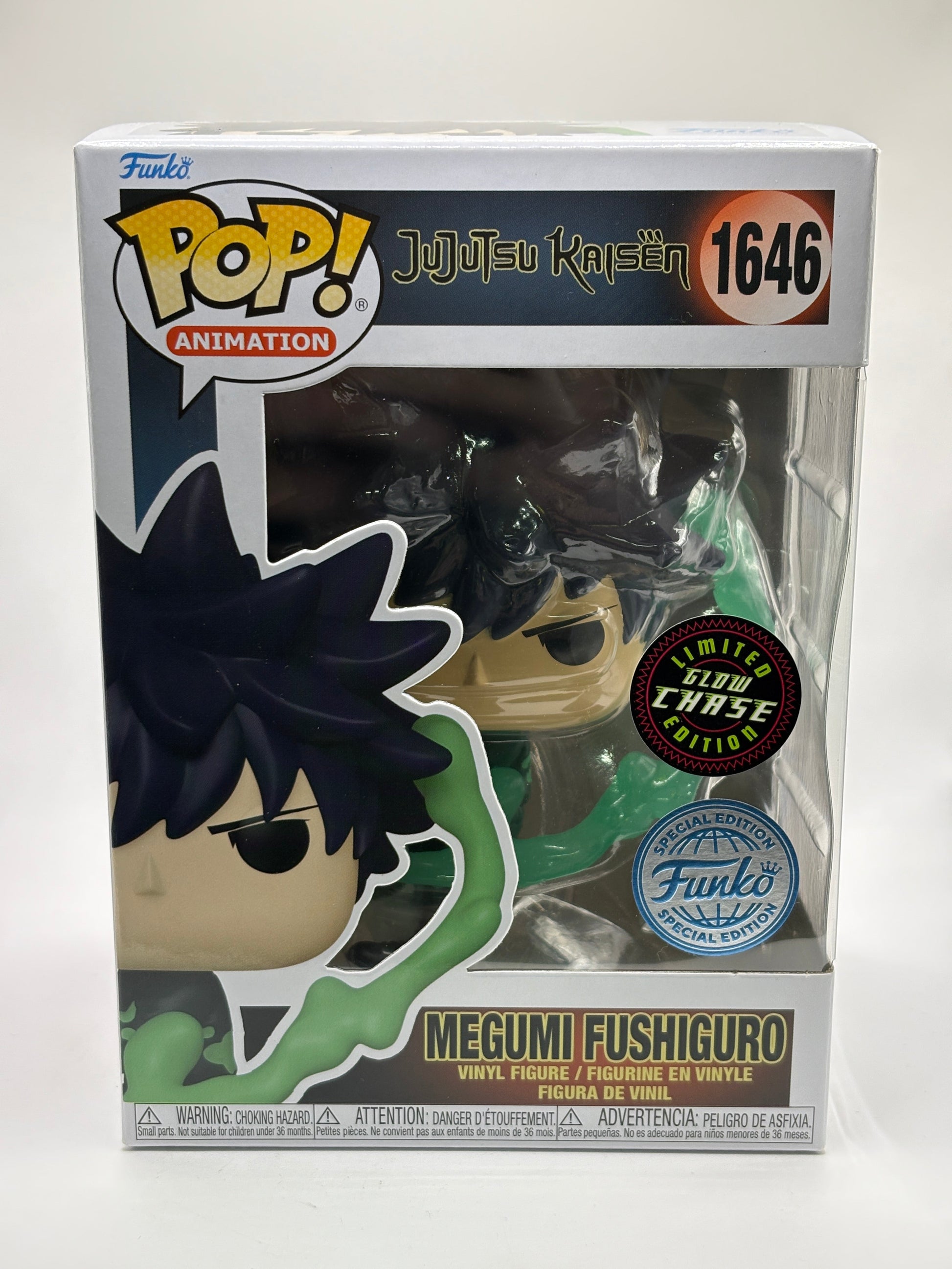 Funko POP! Animation JuJutsu Kaisen #1646 Megumi Fushiguro Limited Chase FRENLY BRICKS - Open 7 Days