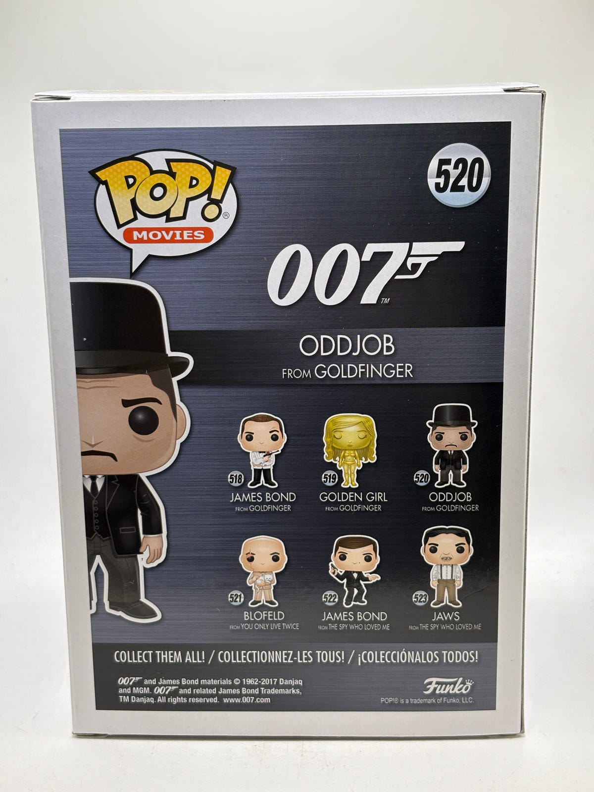 Funko POP! Movies 007 #520 Oddjob From Goldfinger Vinyl Figure, photo 3 image 3