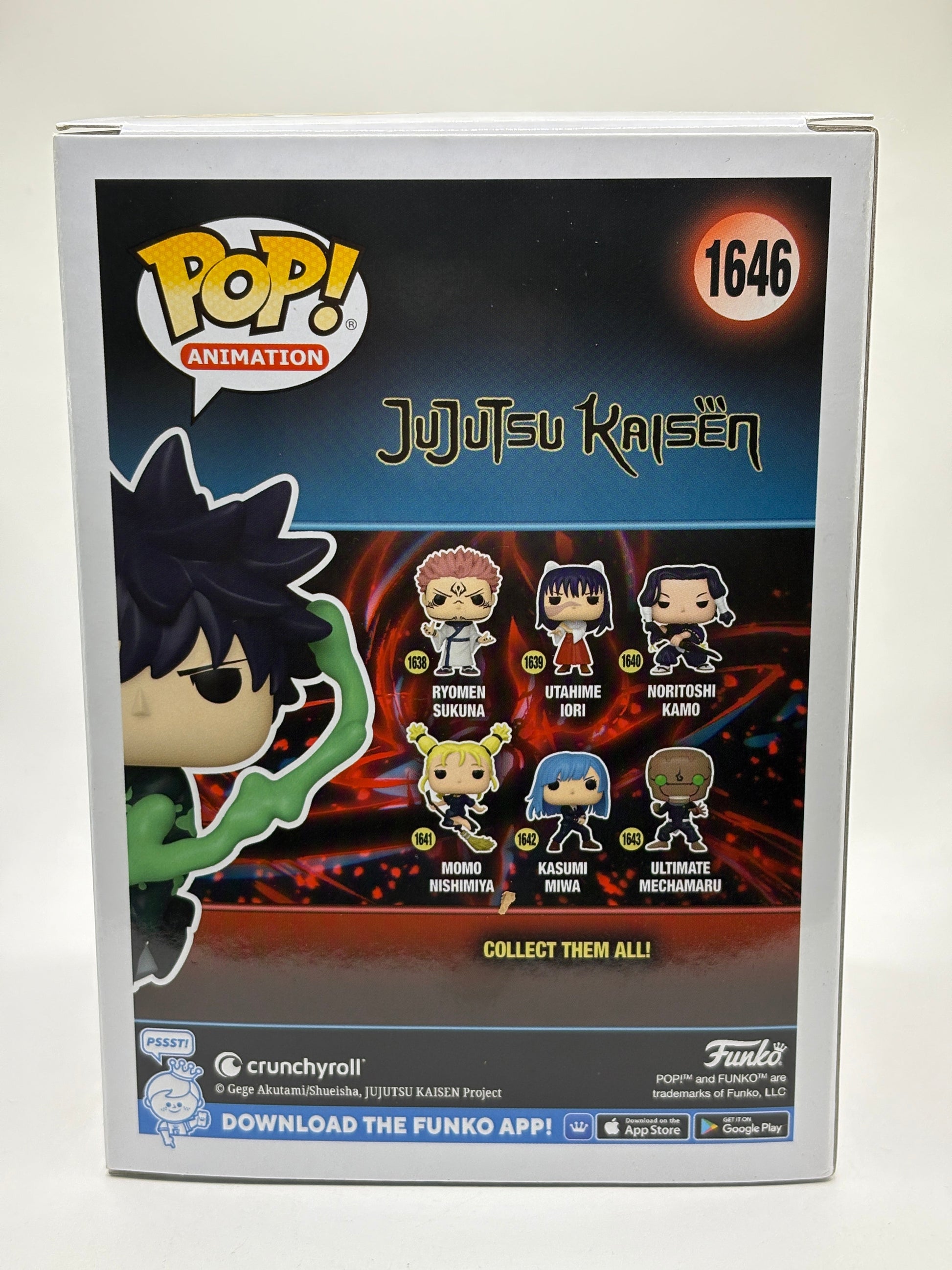 Funko POP! Animation JuJutsu Kaisen #1646 Megumi Fushiguro Limited Chase FRENLY BRICKS - Open 7 Days