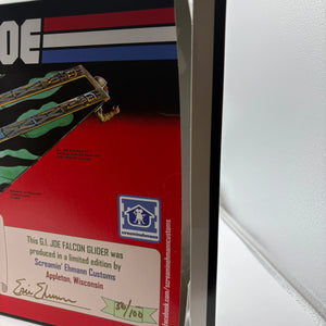 G.I. Joe Attack Glider Falcon Limited Edition Screamin Ehmann Custom 56/100 Open FRENLY BRICKS - Open 7 Days
