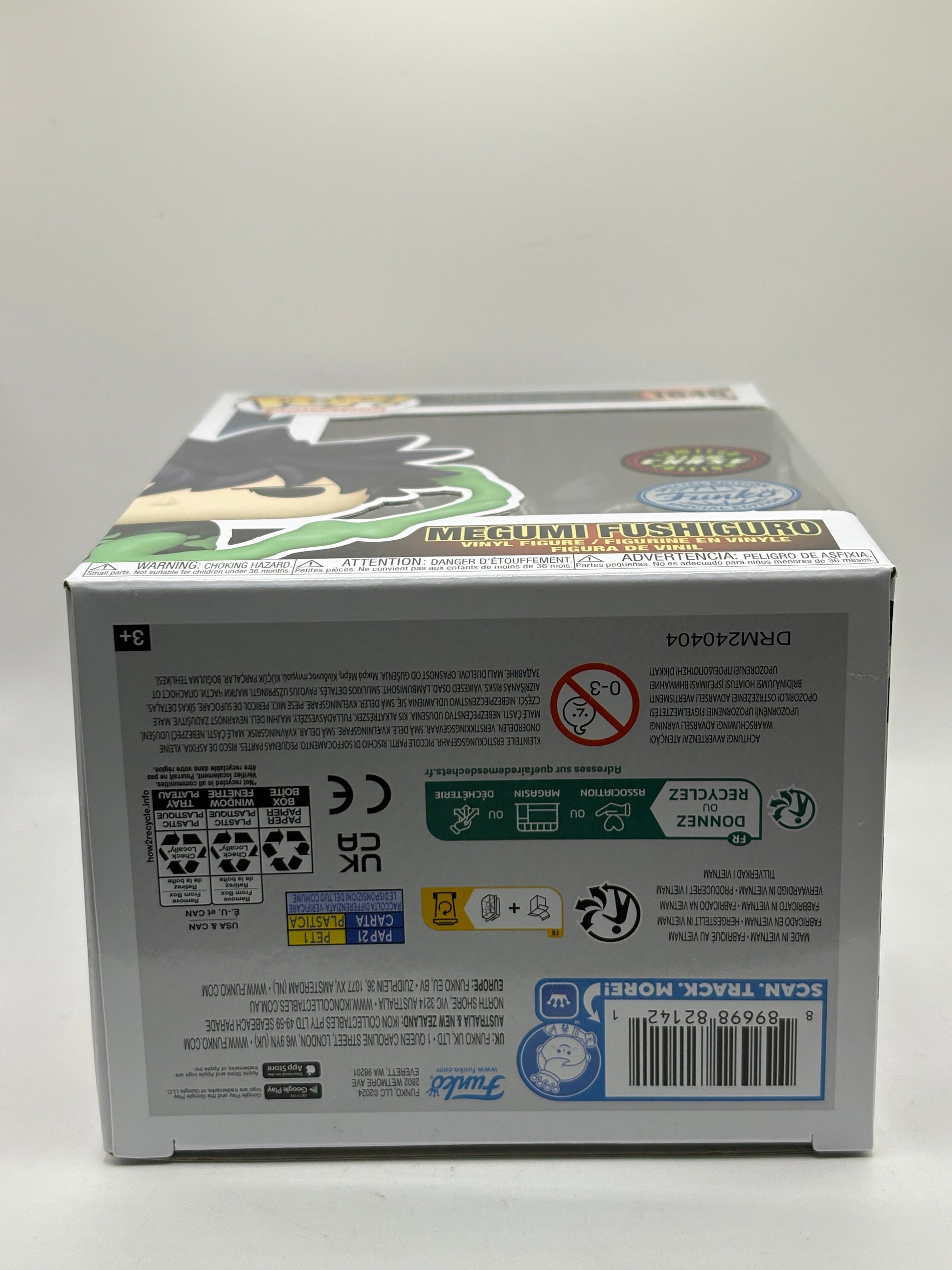 Funko POP! Animation JuJutsu Kaisen #1646 Megumi Fushiguro Limited Chase FRENLY BRICKS - Open 7 Days