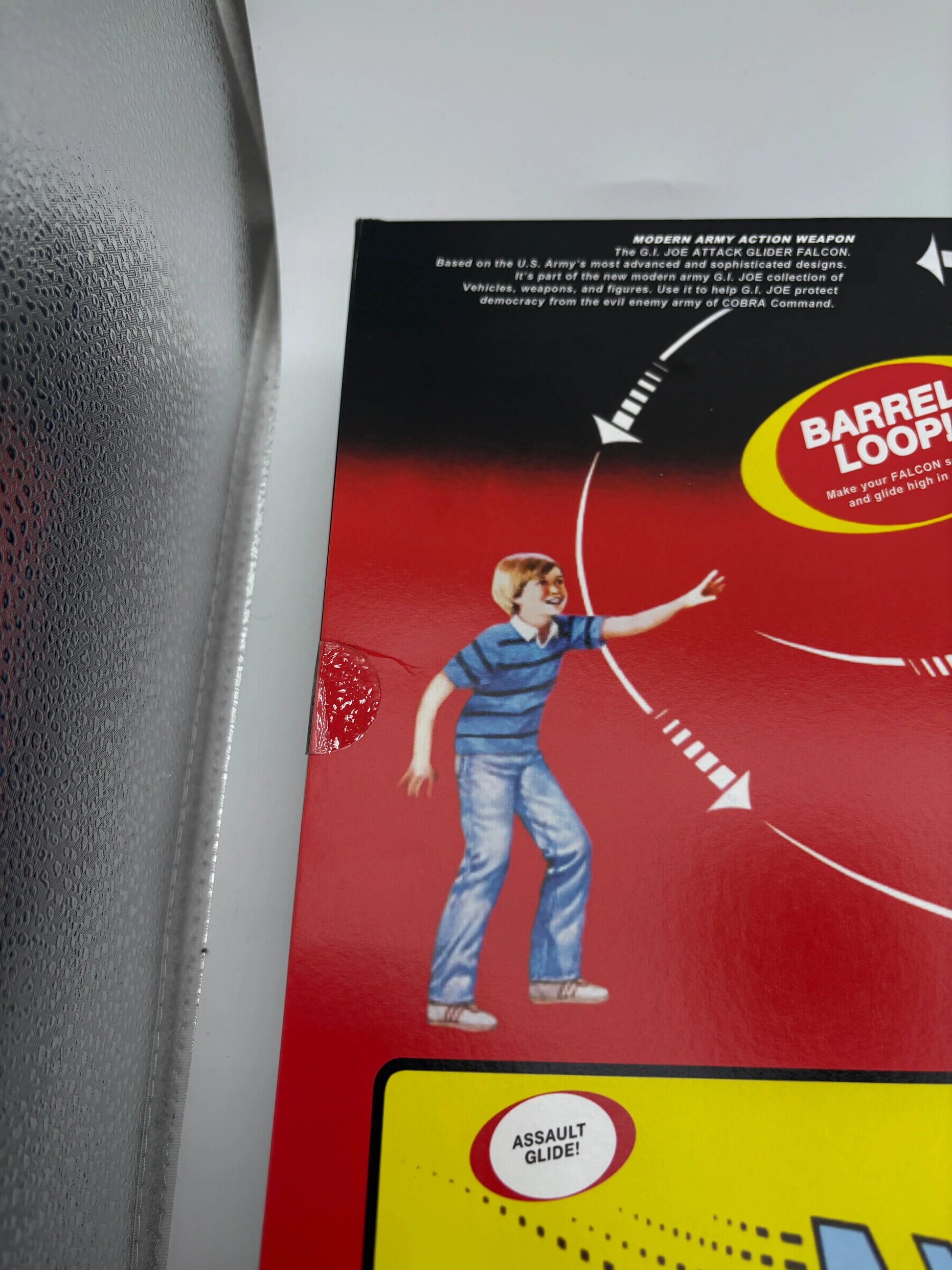 G.I. Joe Attack Glider Falcon Limited Edition Screamin Ehmann Custom 56/100 Open FRENLY BRICKS - Open 7 Days