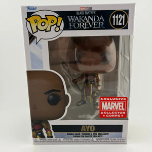 Funko POP Marvel Black Panther Wakanda Forever Ayo 1121 Collector Corp Exclusive FRENLY BRICKS - Open 7 Days