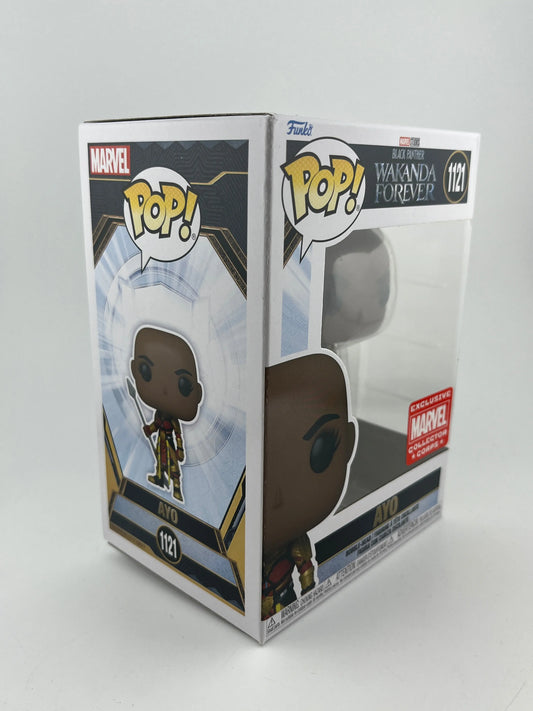Funko POP Marvel Black Panther Wakanda Forever Ayo 1121 Collector Corp Exclusive FRENLY BRICKS - Open 7 Days
