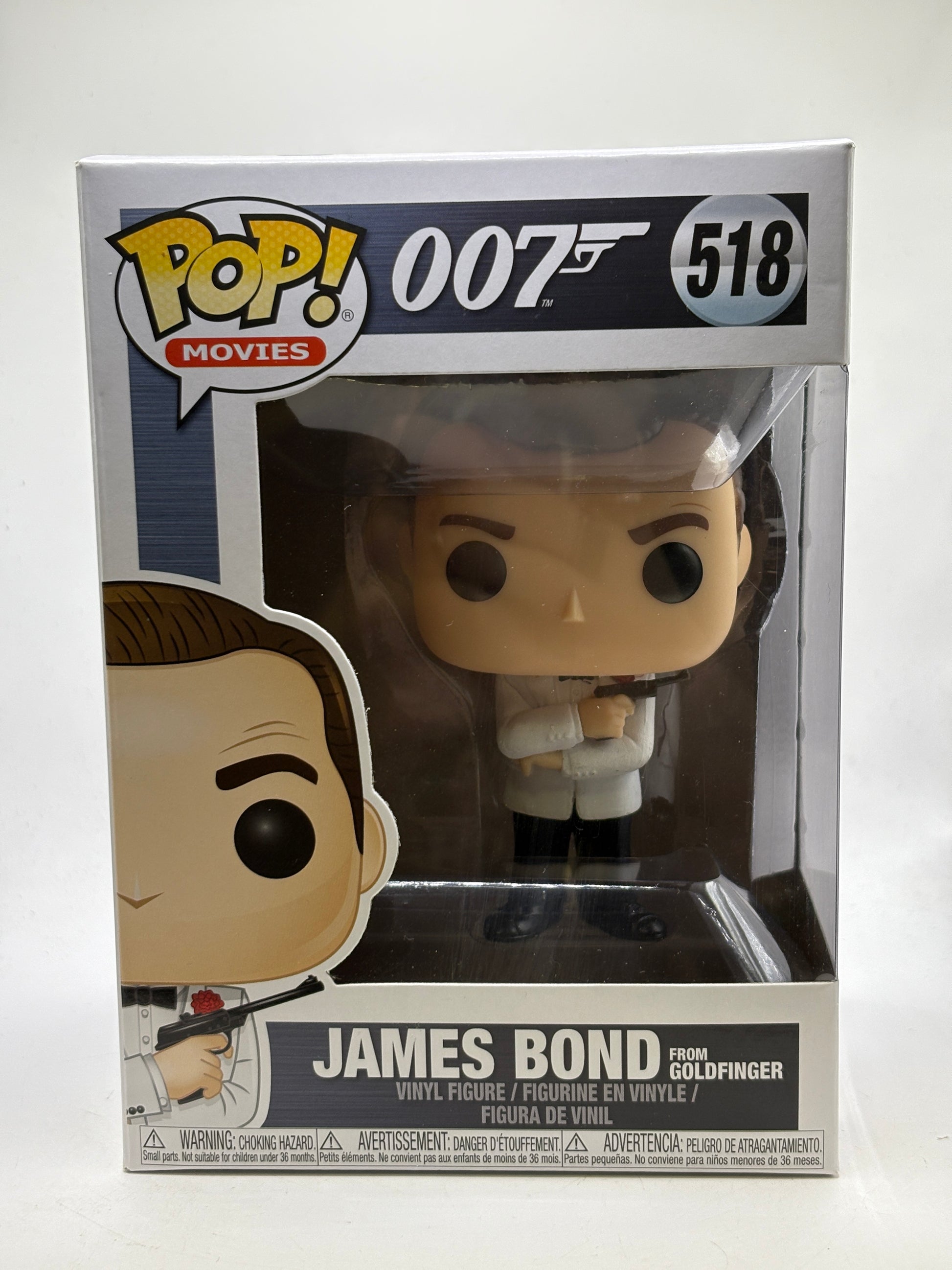 Funko POP! Movies 007 #518 James Bond From GoldFinger Vinyl Figure image 1
