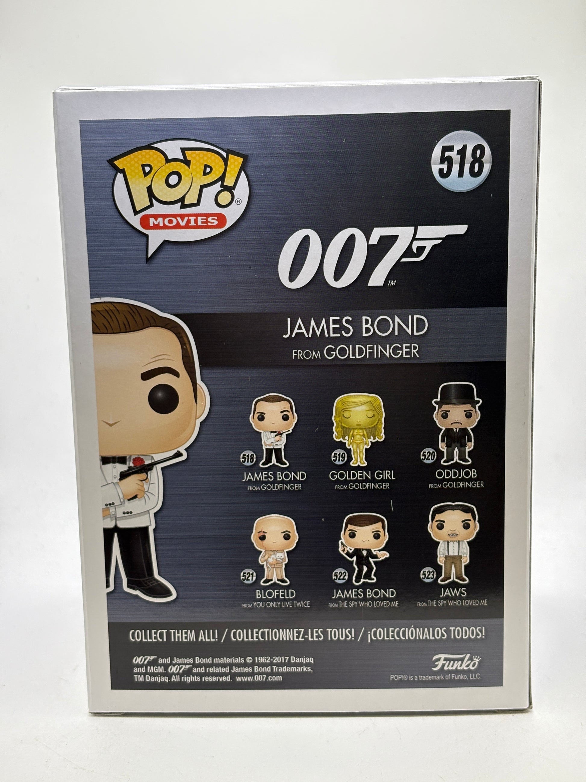 Funko POP! Movies 007 #518 James Bond From GoldFinger Vinyl Figure image 3