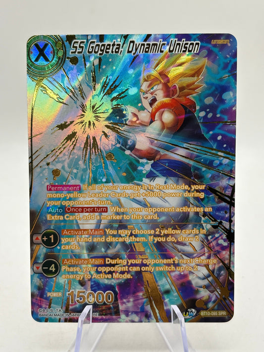 Dragon Ball Super Masters - SS Gogeta, Dynamic Unison BT10-095 SPR FRENLY BRICKS - Open 7 Days