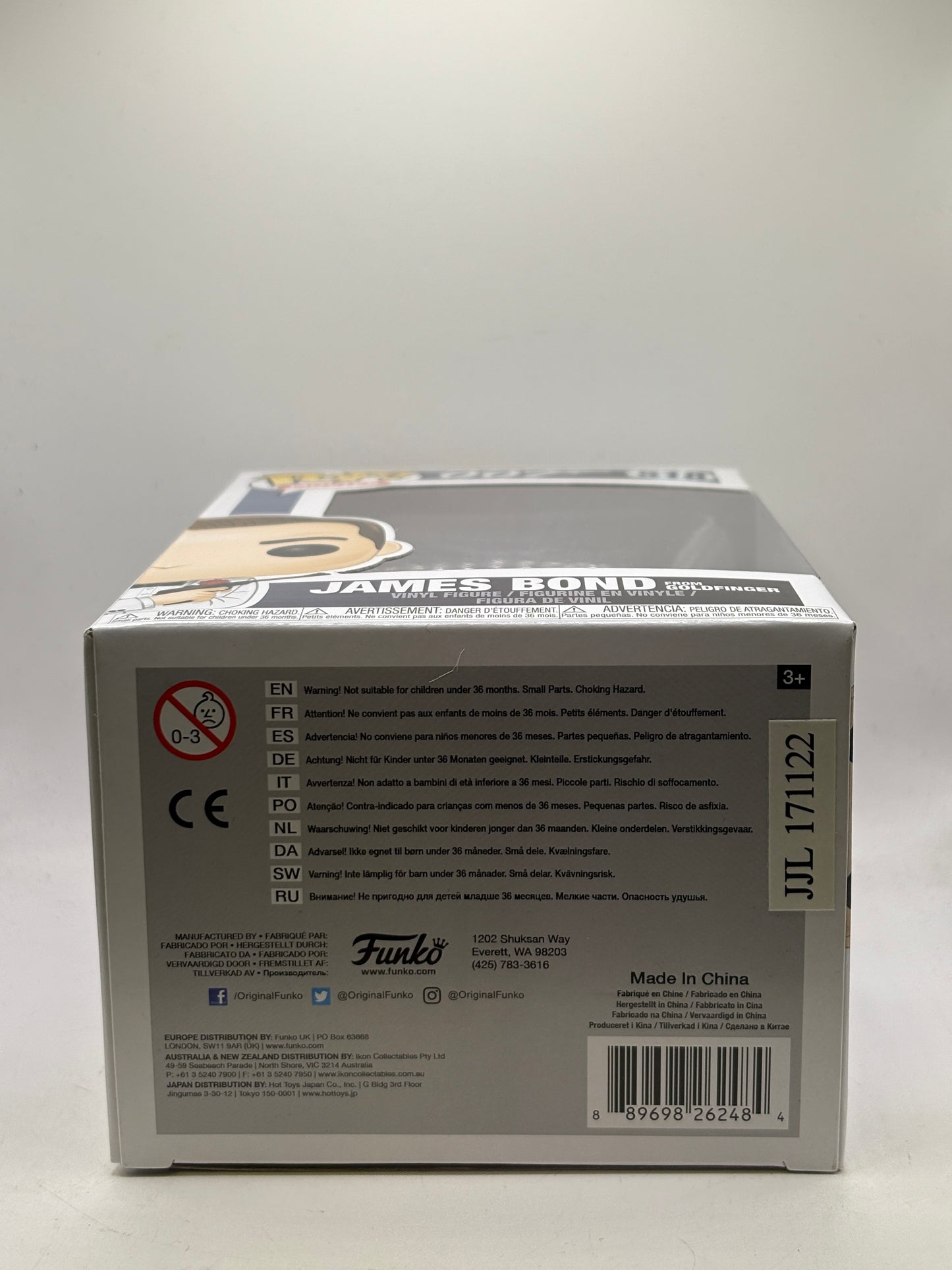Funko POP! Movies 007 #518 James Bond From GoldFinger Vinyl Figure