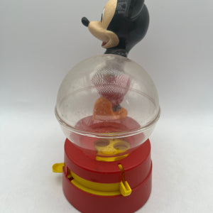Vintage Collectible 1986 Mickey Mouse Gumball Bank Machine FRENLY BRICKS - Open 7 Days