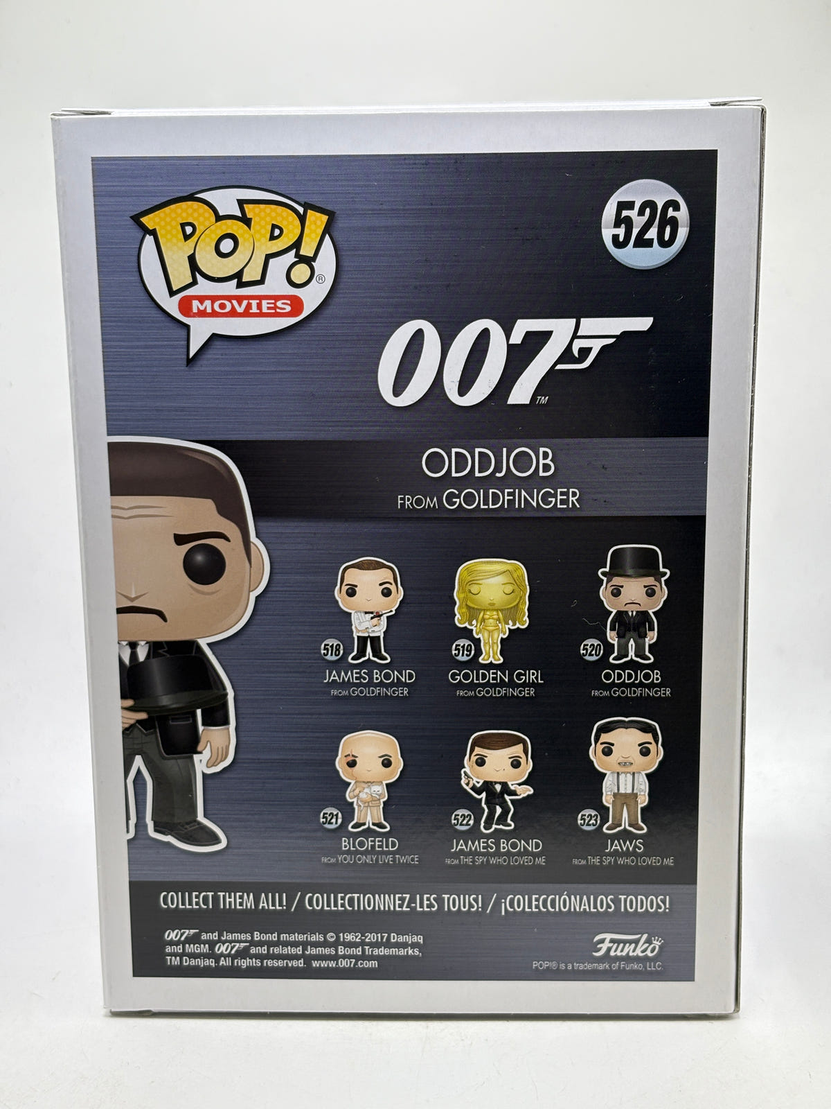 Funko POP! Movies 007 #526 Oddjob From GoldFinger Vinyl Figure, photo 3 image 3