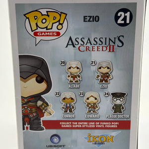 Funko Pop! Vinyl: Assassin's Creed - Ezio (Black Hood) Vaulted  #21 FRENLY BRICKS - Open 7 Days