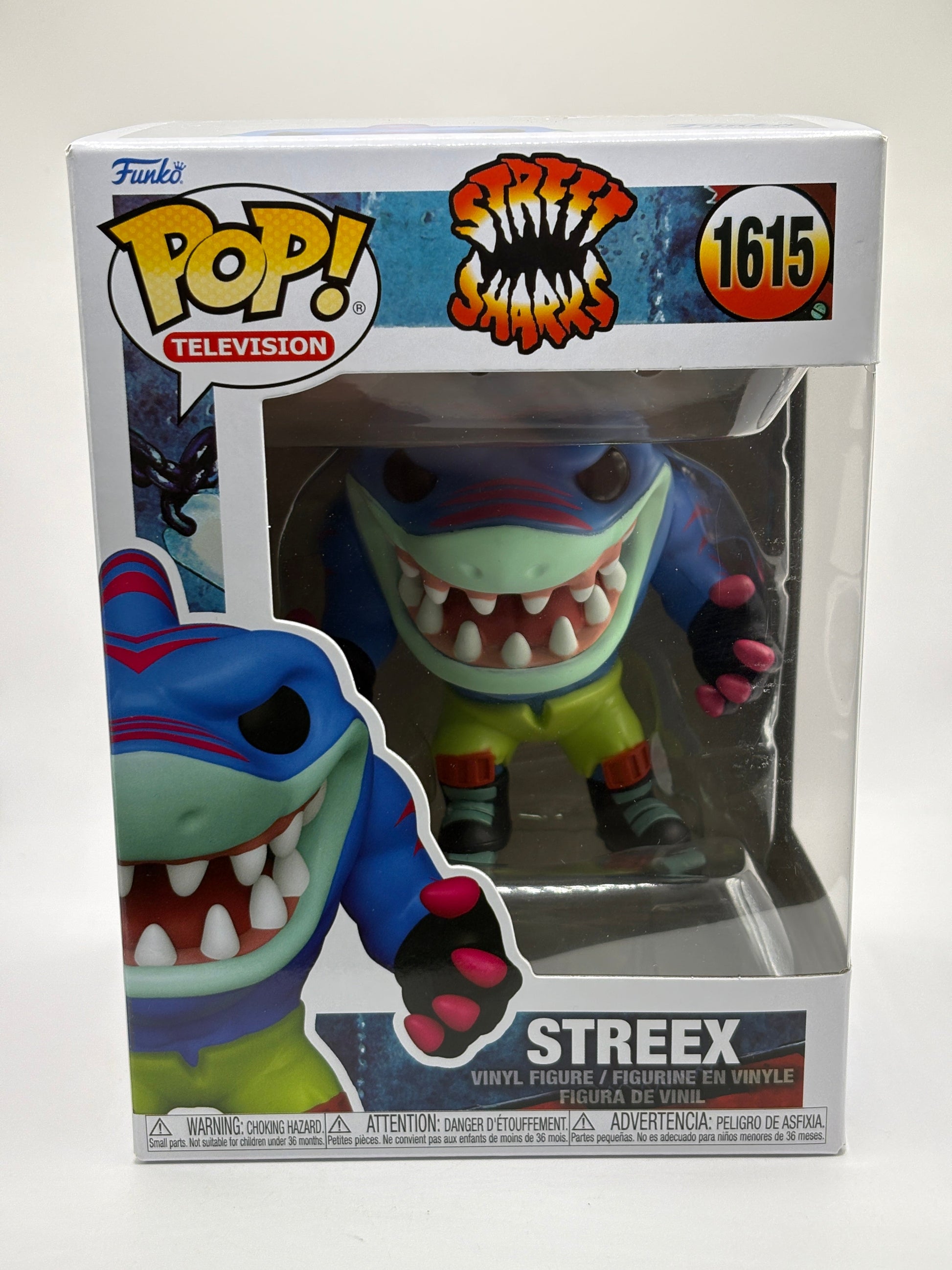 Funko POP! Television Street Sharks #1615 Streex Vinyl Figure FRENLY BRICKS - Open 7 Days