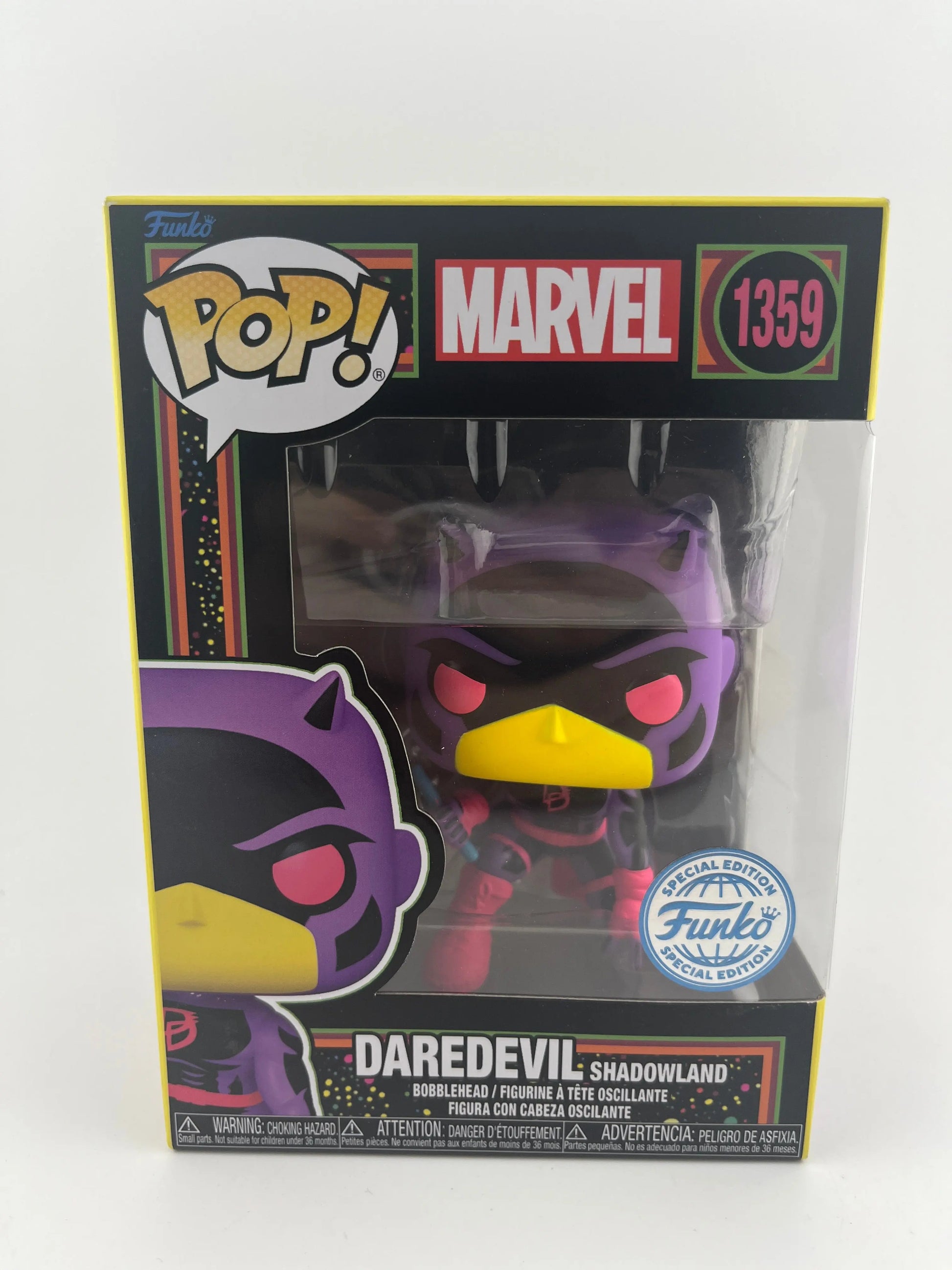 Funko Pop Marvel Daredevil #1359 Shadowland Blacklight Edition +combinedshipping FRENLY BRICKS - Open 7 Days