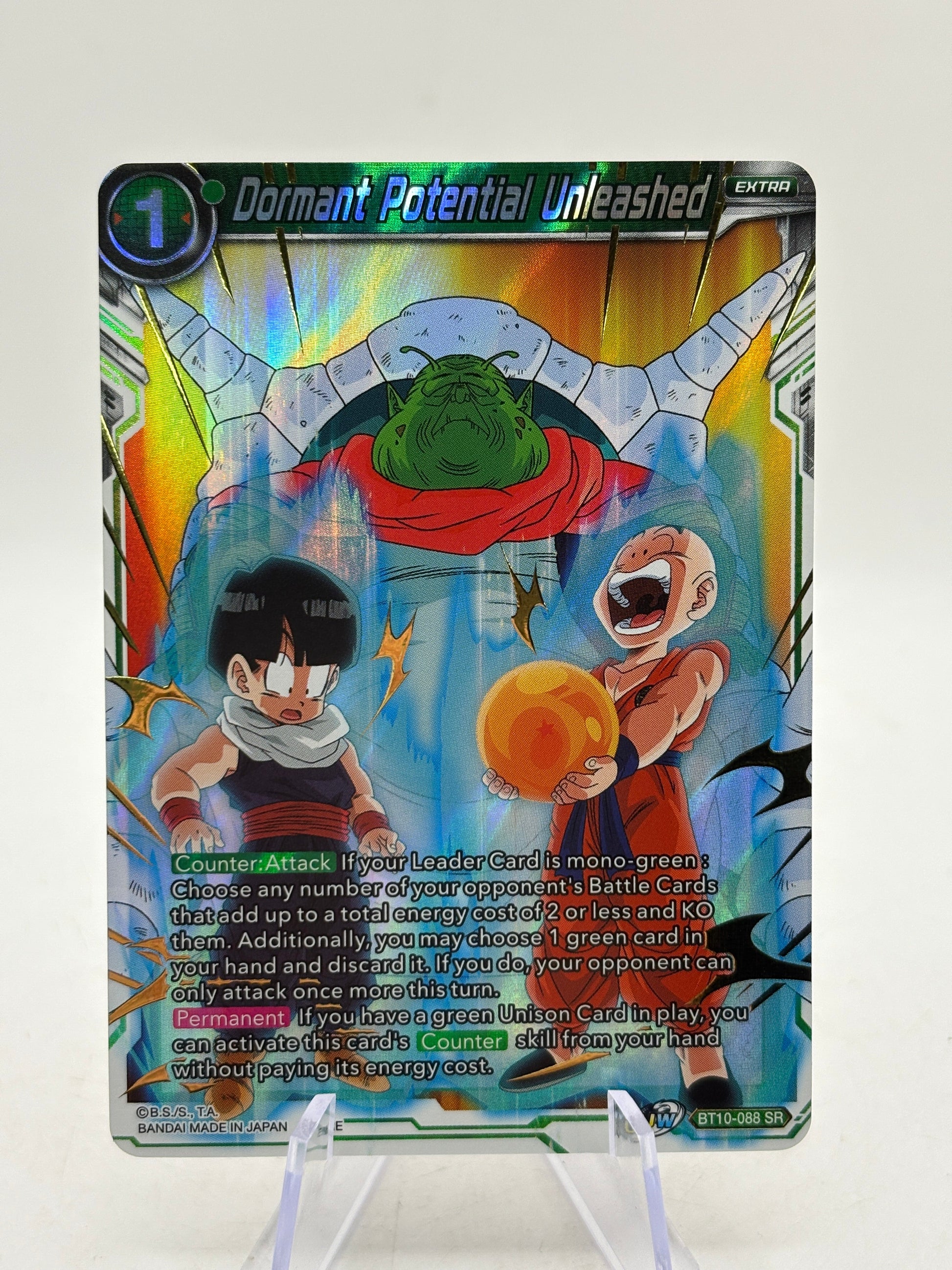 Dragon Ball Super Masters - Dormant Potential Unleashed BT10-088 SR (3) FRENLY BRICKS - Open 7 Days