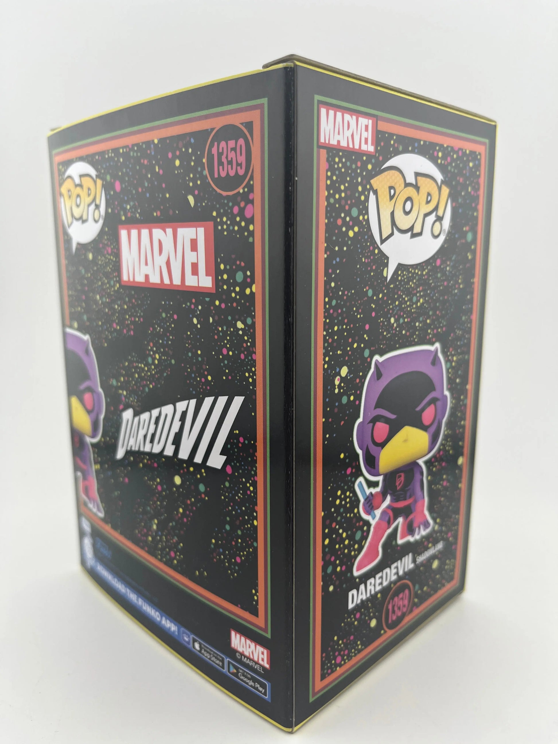 Funko Pop Marvel Daredevil #1359 Shadowland Blacklight Edition +combinedshipping FRENLY BRICKS - Open 7 Days