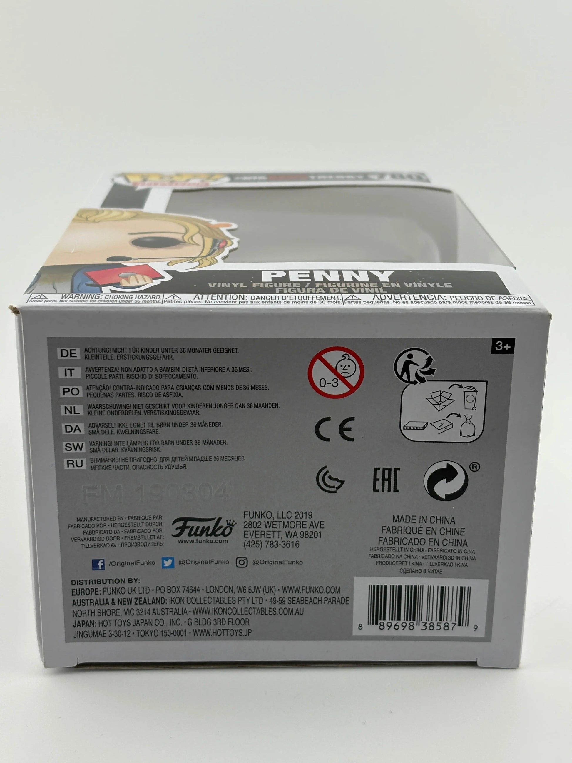 FunkoPOP! Television The Big Bang Theory #780 Penny FRENLY BRICKS - Open 7 Days