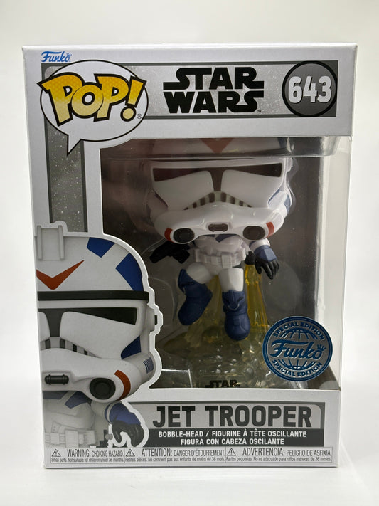 Funko POP! Star Wars #643 Jet Trooper Special Edition FRENLY BRICKS - Open 7 Days