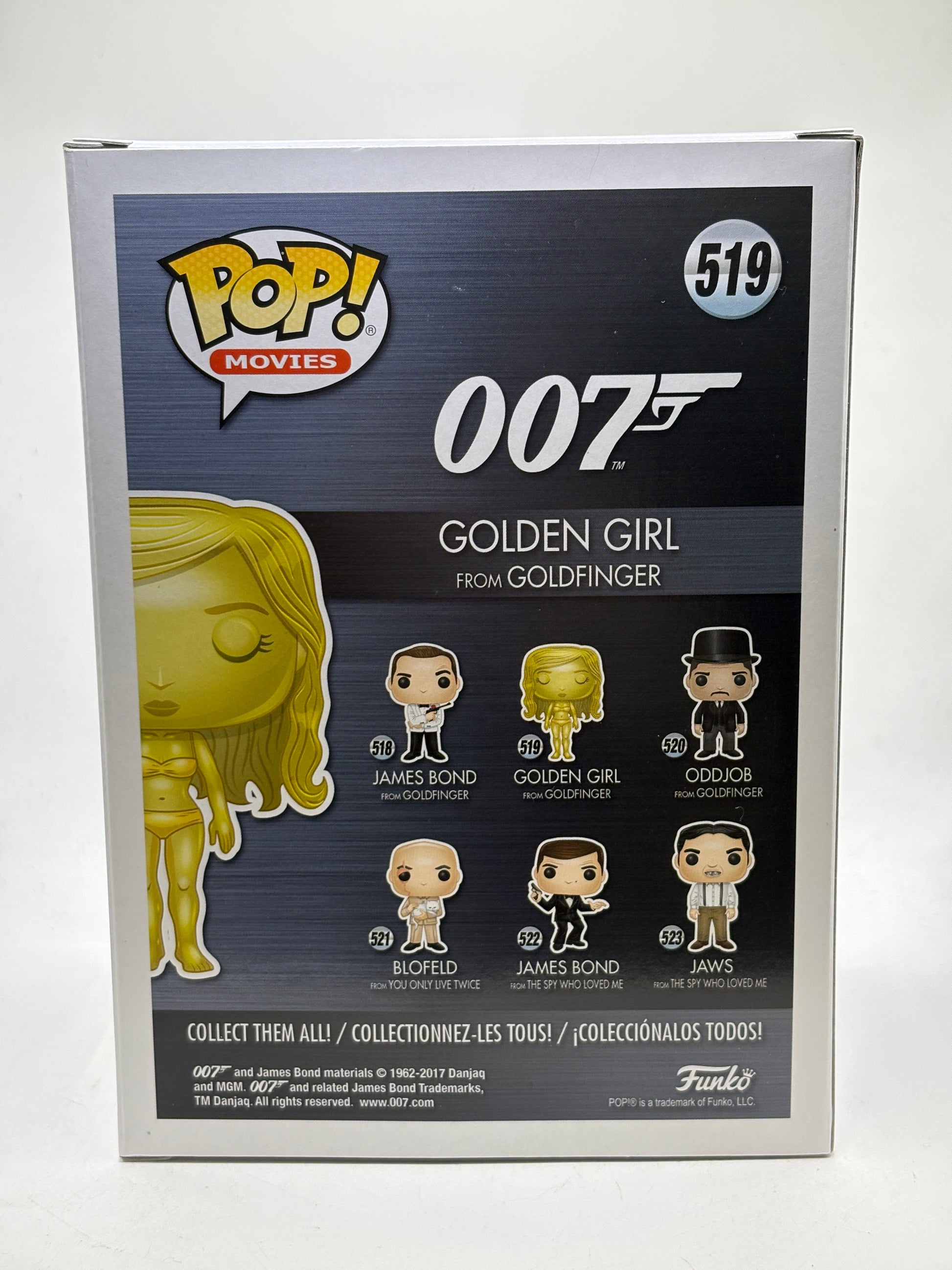 Funko POP! Movies 007 #519 Golden Girl From GoldFinger Vinyl Figure image 3