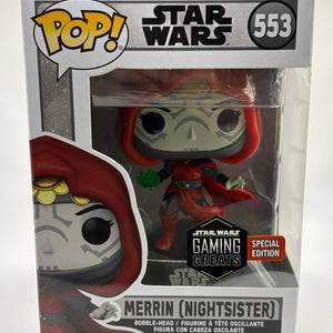 Funko POP! Star Wars #553 Merrin  Nightsister Gaming Greats Special Edition FRENLY BRICKS - Open 7 Days