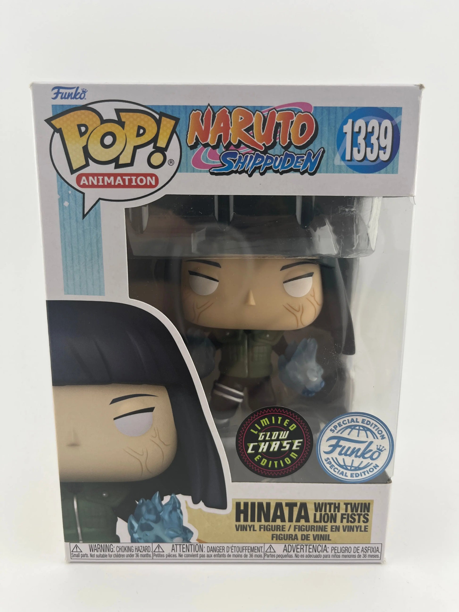 Funko POP! Animation Naruto Hinata with Twin Lion Fists #1339 Glow Chase Edition FRENLY BRICKS - Open 7 Days