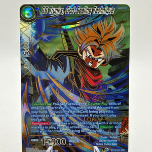 Dragon Ball Super - SS Trunks, God-Sealing Technique BT10-044 SPR NM (3) FRENLY BRICKS - Open 7 Days