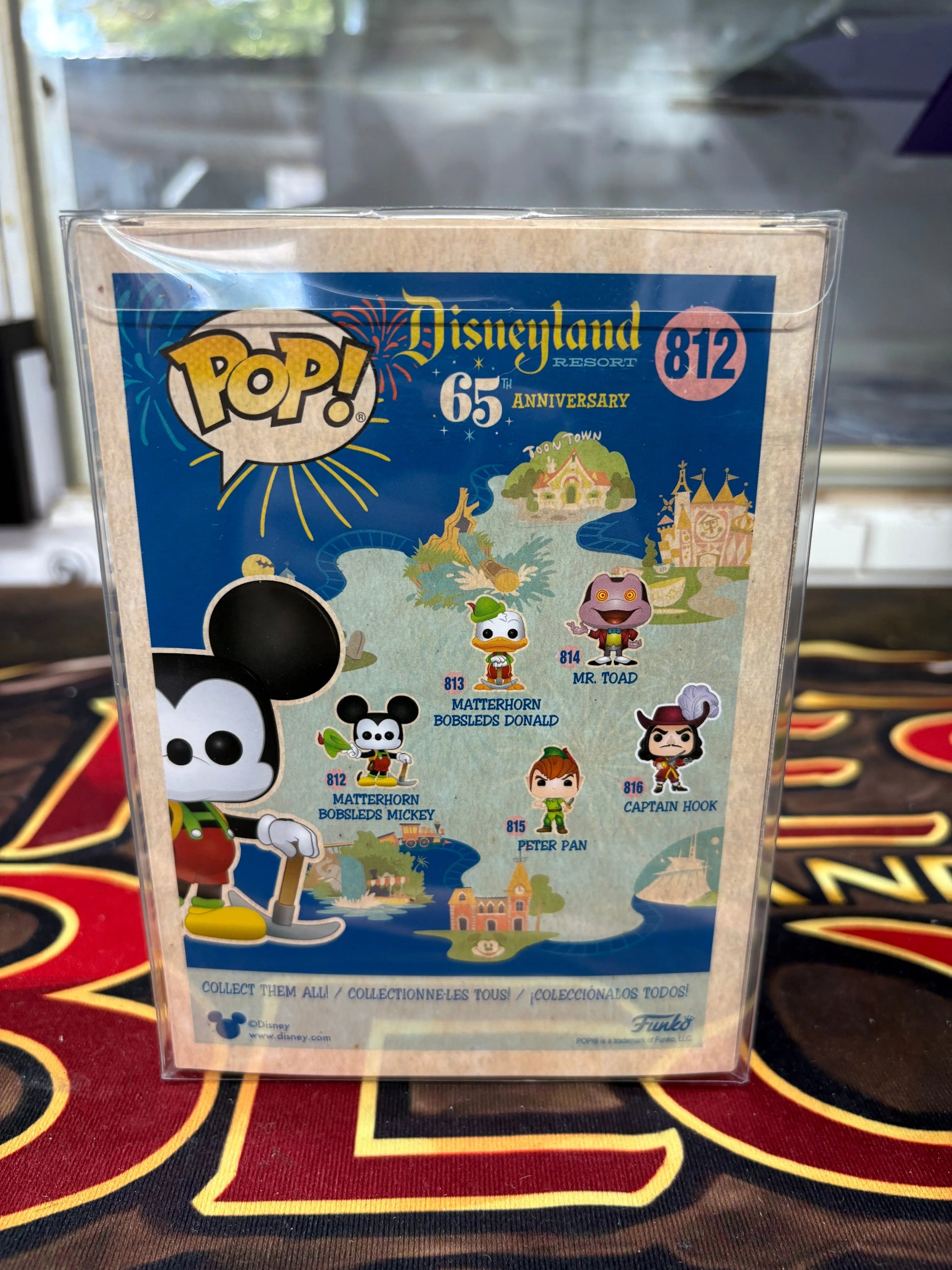 Matterhorn Mickey Bobsleds Pop! Vinyl Mickey Disneyland 65th Anniversary #812 FRENLY BRICKS - Open 7 Days