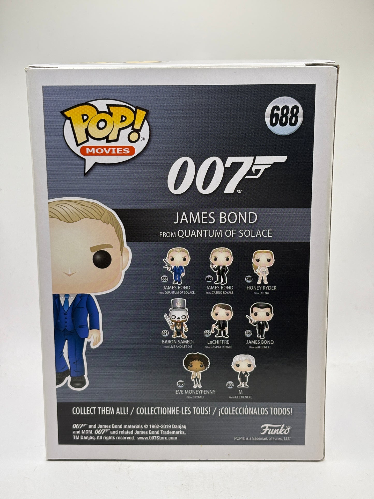 Funko POP! Movies 007 #688 James Bond From Quantum of Solace Vinyl Figure