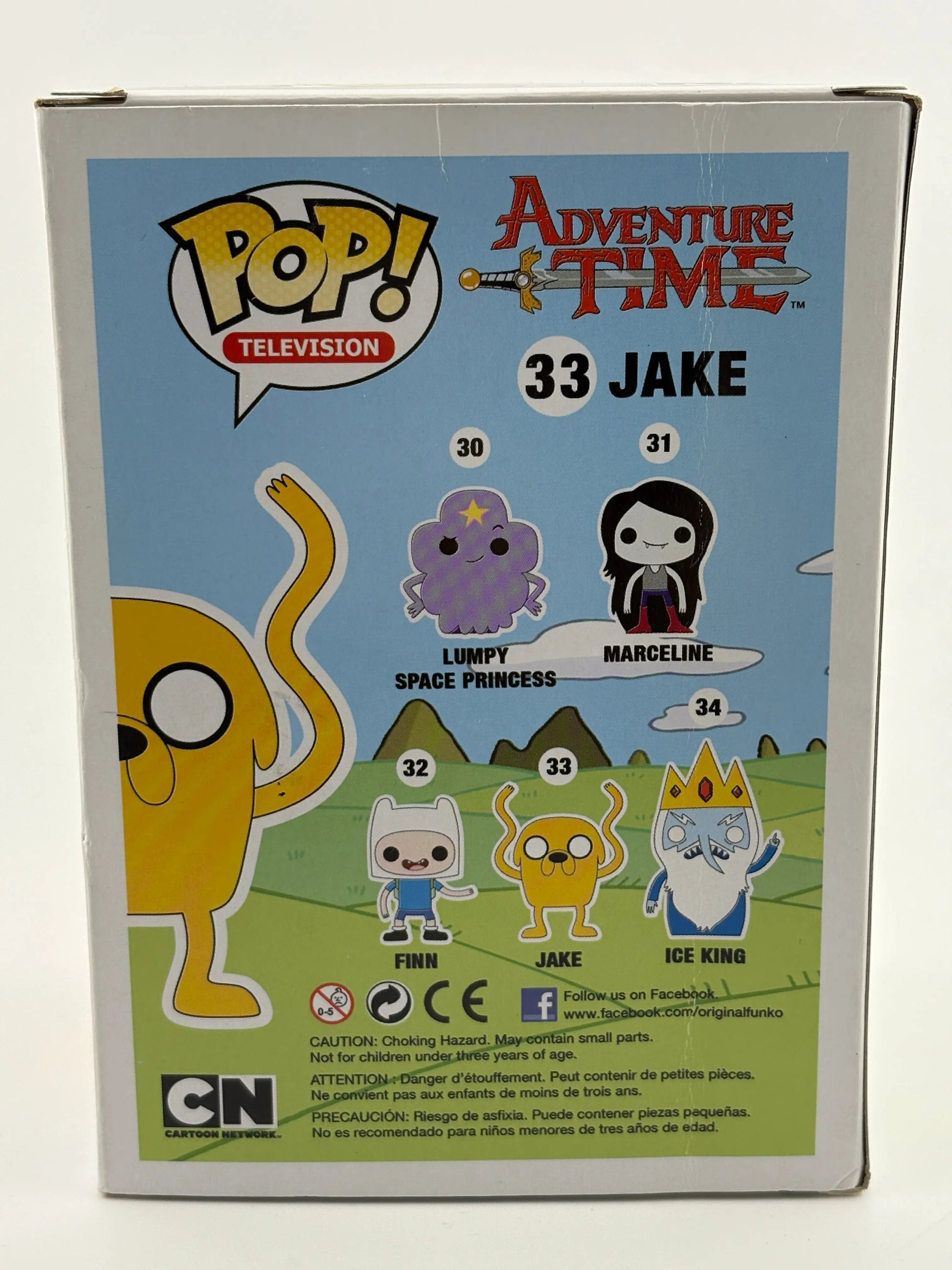 Funko POP! Television Adventure Time #33 Jake Vinyl Figure FRENLY BRICKS - Open 7 Days