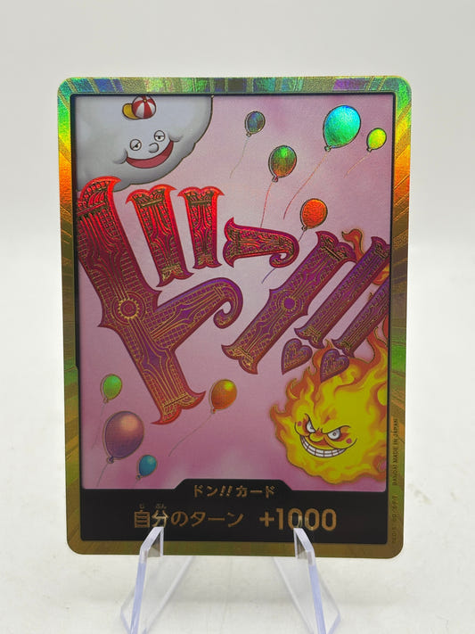 ONE PIECE TCG Game JAPANESE AUTHENTIC PRB01 The Best Vol.1 Big Mom Gold Don Card FRENLY BRICKS - Open 7 Days