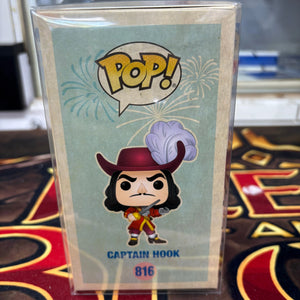 Disney Funko Pop - Captain Hook - Disneyland 65th - No. 816 FRENLY BRICKS - Open 7 Days
