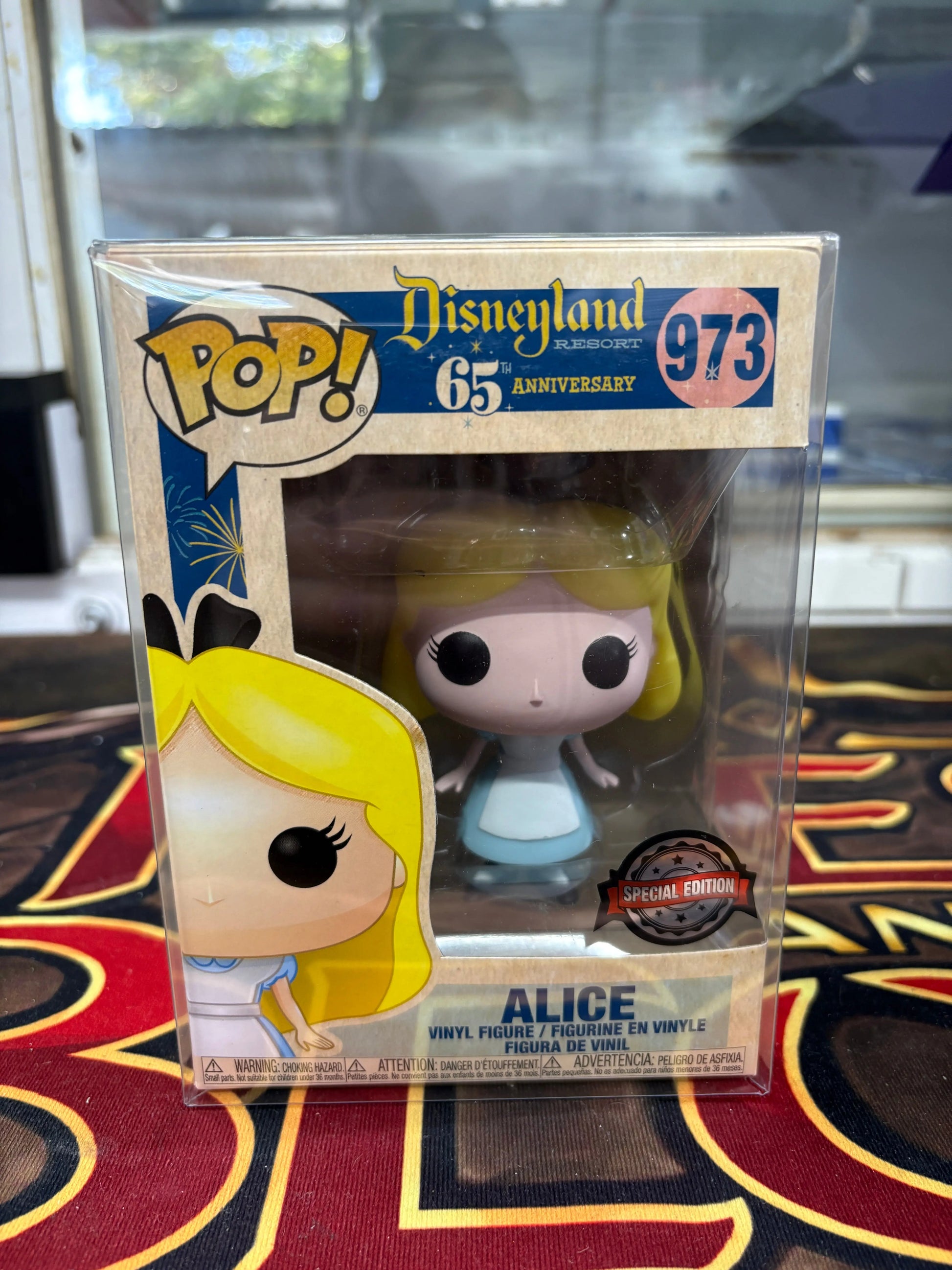 Alice - Pop Vinyl - 973 - Disneyland Resort 65th Anniversary - Disney FRENLY BRICKS - Open 7 Days