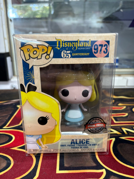Alice - Pop Vinyl - 973 - Disneyland Resort 65th Anniversary - Disney FRENLY BRICKS - Open 7 Days