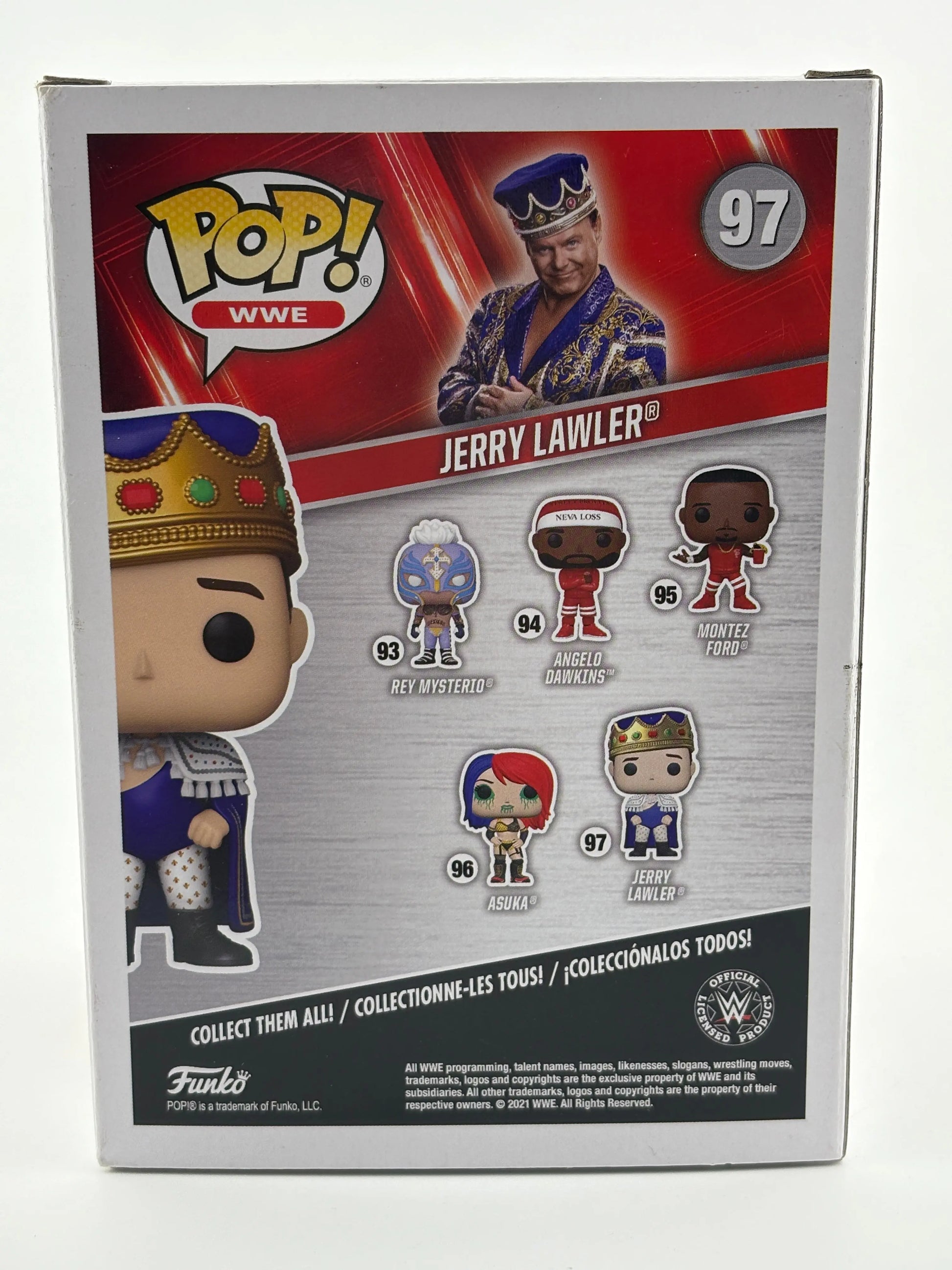 Funko POP! WWE Wrestling #97 Jerry Lawler Vinyl Figure FRENLY BRICKS - Open 7 Days