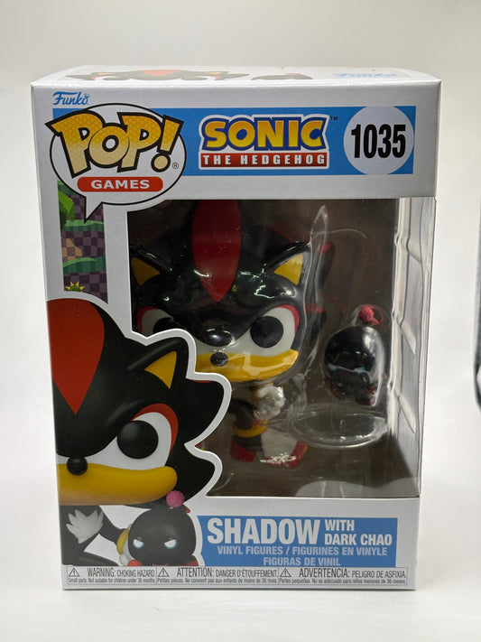 Funko POP! Games Sonic the Hedgehog #1035 Shadow with Dark Chao FRENLY BRICKS - Open 7 Days