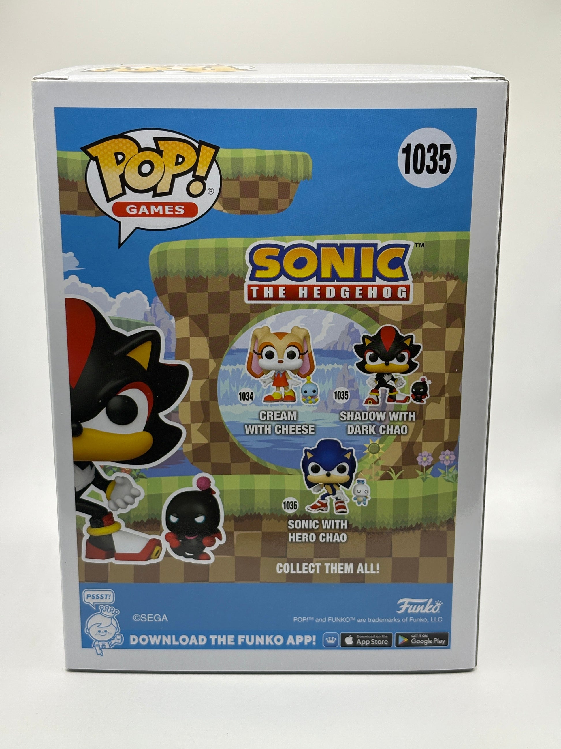 Funko POP! Games Sonic the Hedgehog #1035 Shadow with Dark Chao FRENLY BRICKS - Open 7 Days