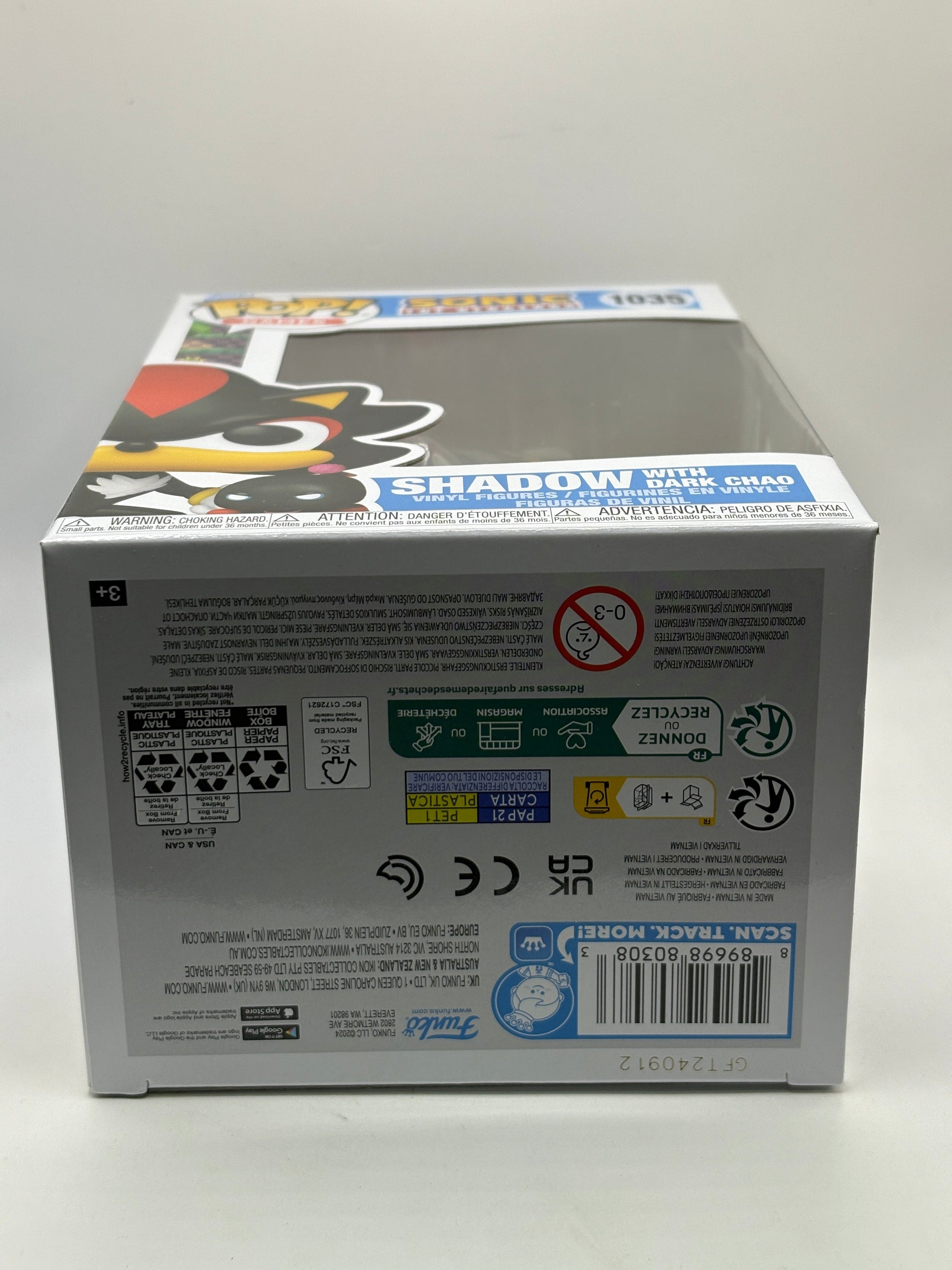 Funko POP! Games Sonic the Hedgehog #1035 Shadow with Dark Chao FRENLY BRICKS - Open 7 Days