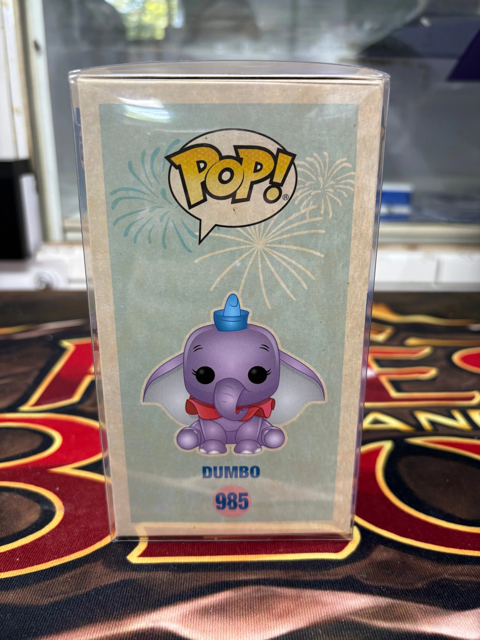 Disneyland 65th Anniversary Purple Dumbo Popcultcha Exclusive Pop 985 FRENLY BRICKS - Open 7 Days