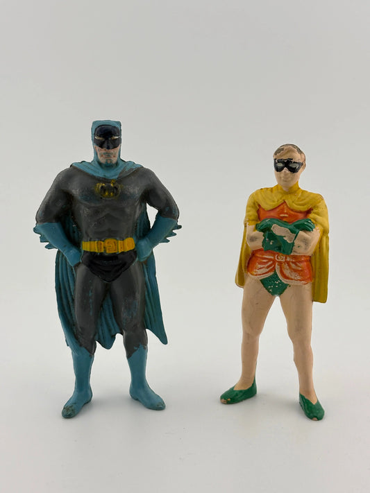 Vintage 1974 Batman & Robin Action Figures Chemtoy Rare FRENLY BRICKS - Open 7 Days