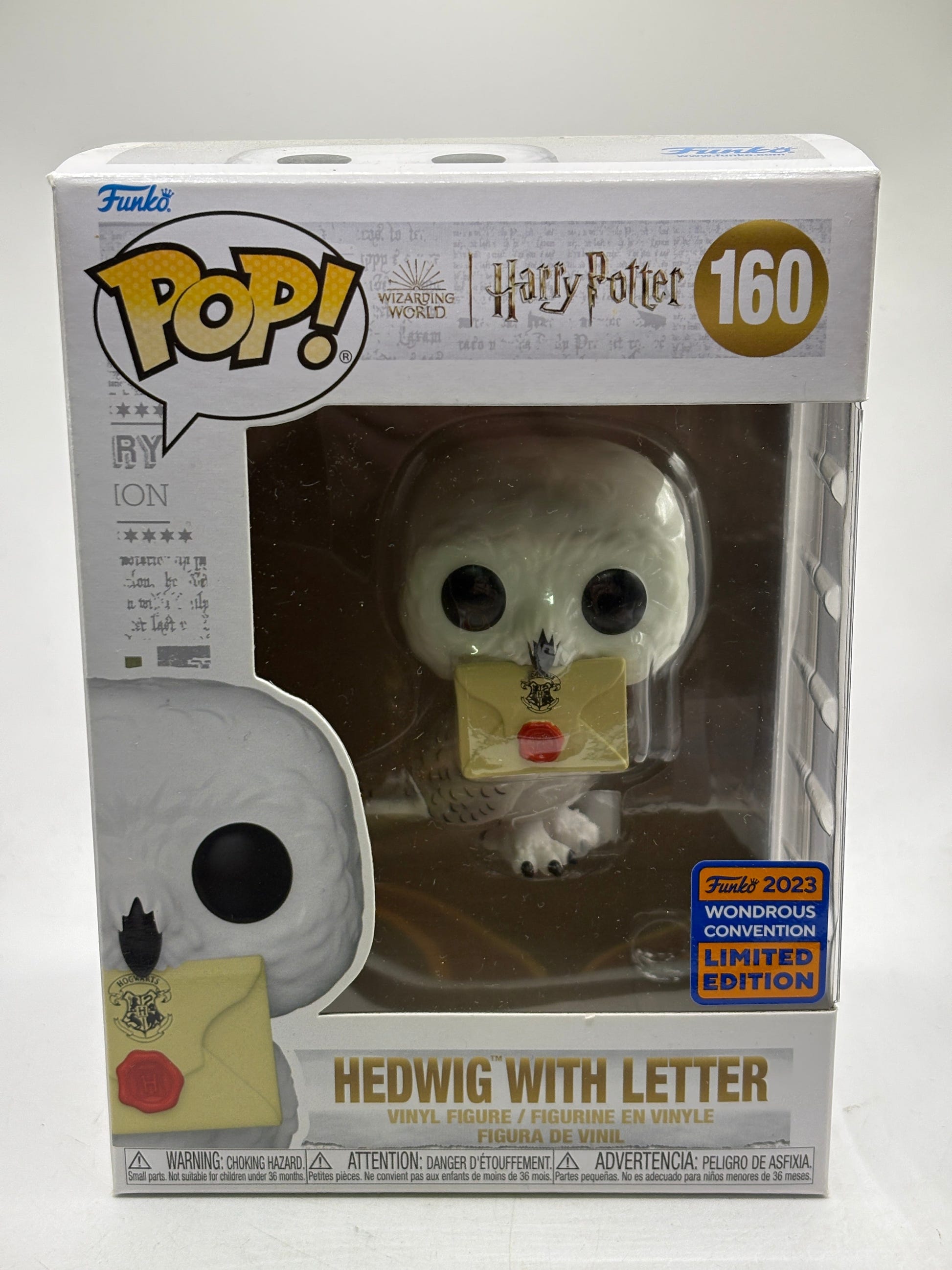 Funko Pop! Movies: Hedwig with Letter #160 Wondrous Convention Vinyl Figure FRENLY BRICKS - Open 7 Days image 1
